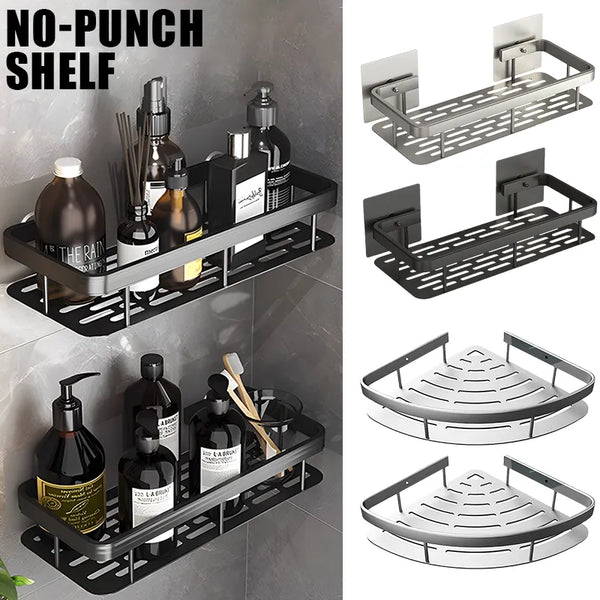 Aluminum Alloy Shower Shelf Organizer Multi-Scenario Five4You