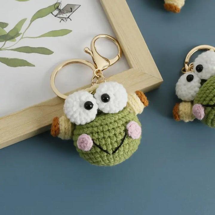 Cute Bear Couple Keychains: Kawaii Crochet Doll Keyrings for Bags & Keys, Bag Accessory, bag keychains, Bear Couple, Bear Keychains, Couple Gift, couple keychains, crochet dolls, crochet keyr