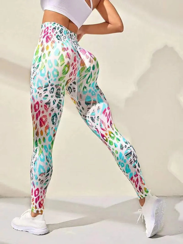 High Waist Seamless Tie Dye Leggings Five4You