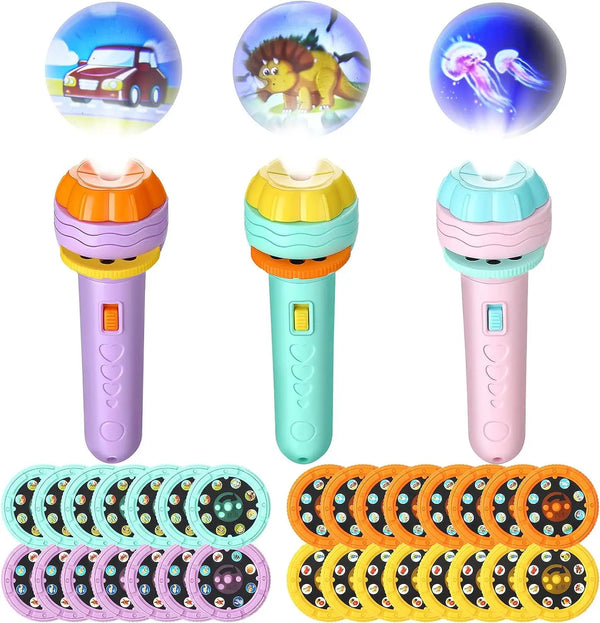 Interactive Flashlight Projector Toy for Kids Five4You