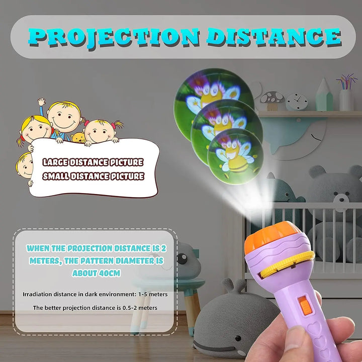 Interactive Flashlight Projector Toy for Kids Five4You