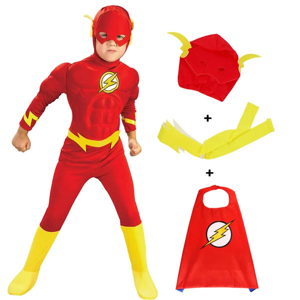 Kids Superhero Costume for Fantasy Fun Five4You