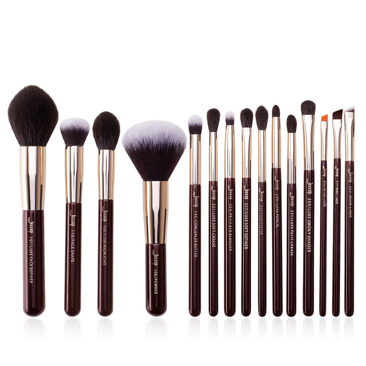 Premium Makeup Brushes Set: 15pcs Professional, 15pcs brushes, brush set, Make up, makeup accessories, makeup tool, premium brushes, premium makeup, Premium Makeup Brushes Set: 15pcs Professi