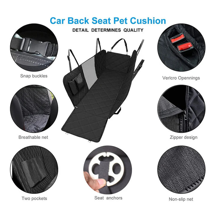 Waterproof Double Zipper Car Pet Seat, car seat cover, double zipper car, double zipper pet, double zipper seat, Pet, Pet Accessories, pet car seat, pet seat cover, waterproof car seat, Water